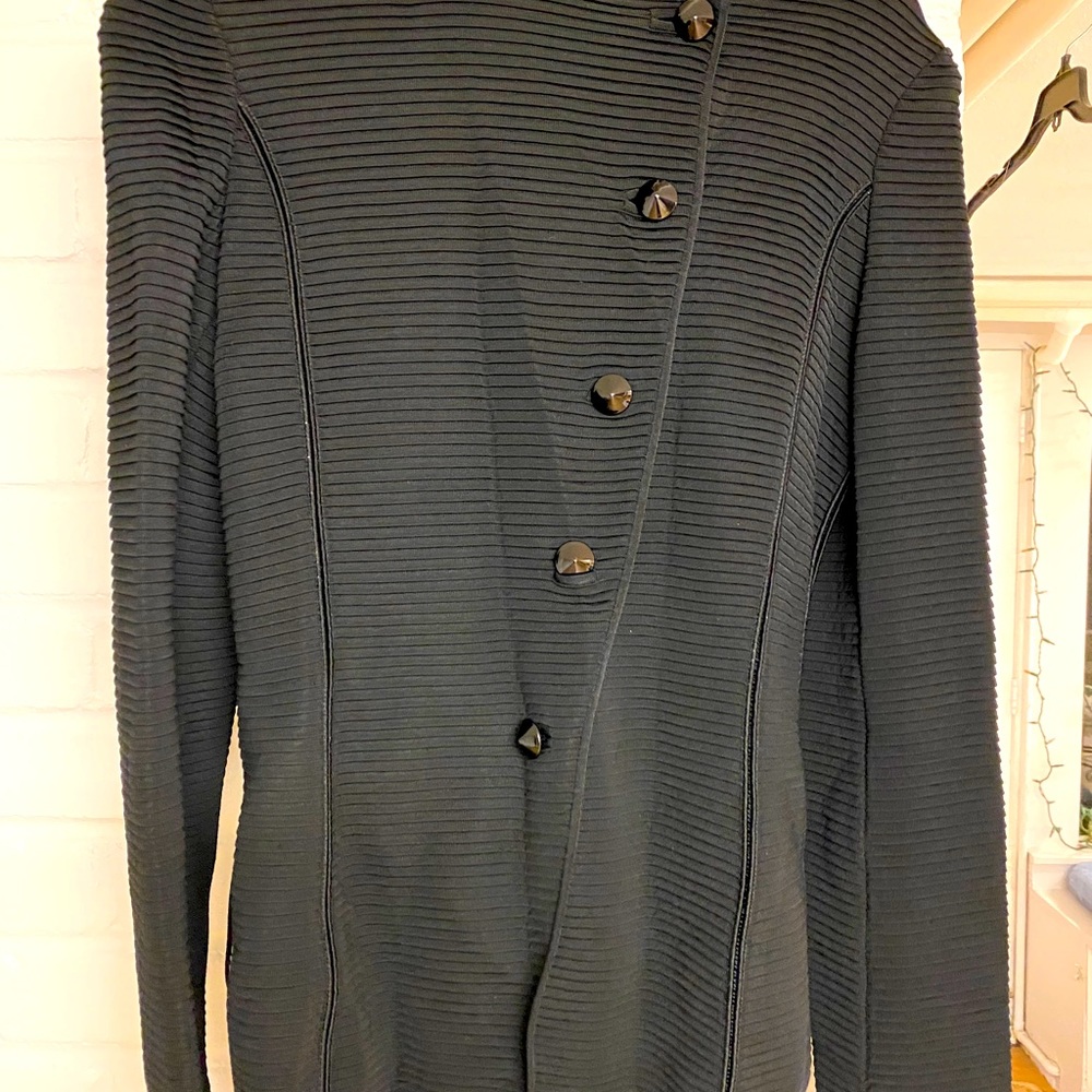 Georgia Armani suit